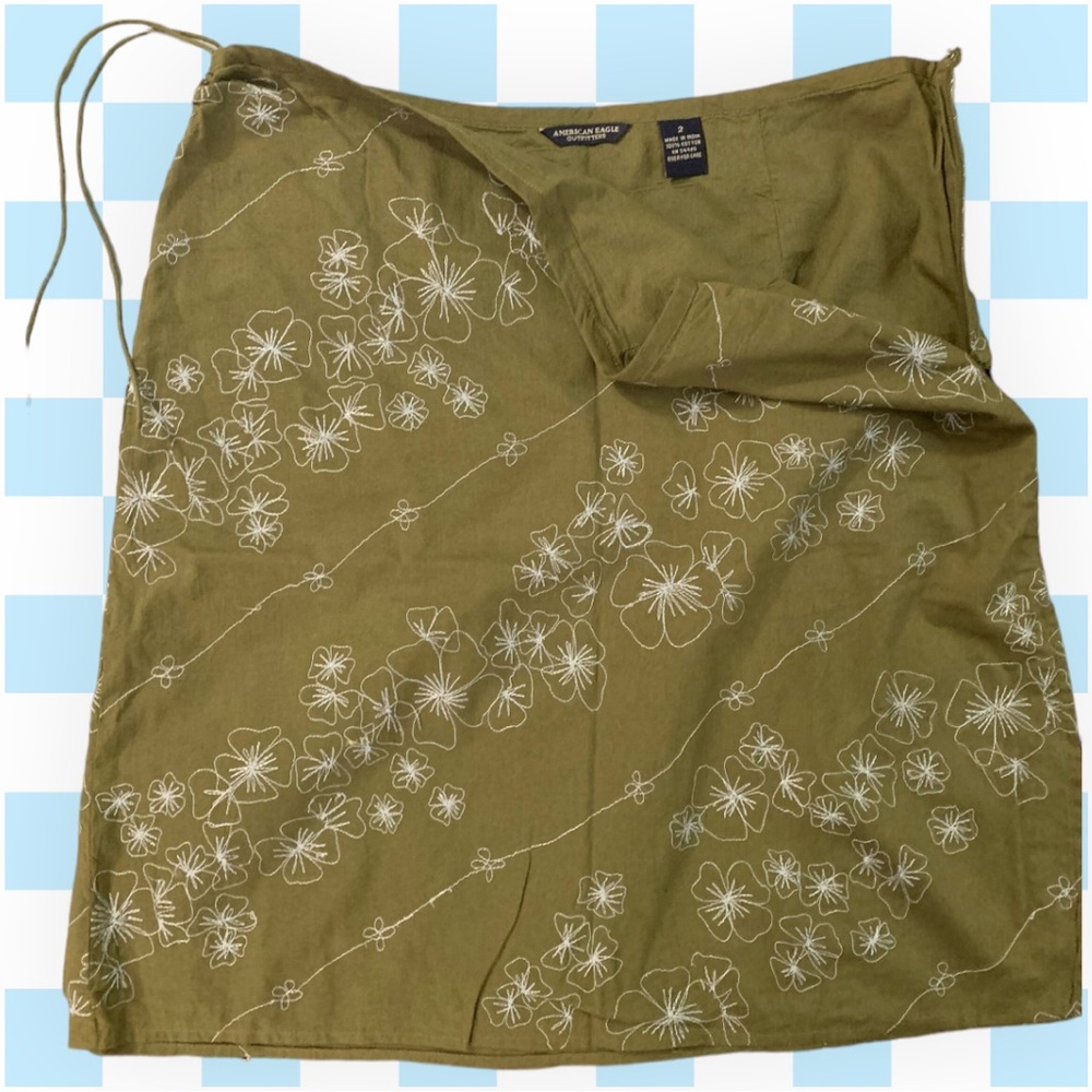 Y2K American Eagle Mini Skirt